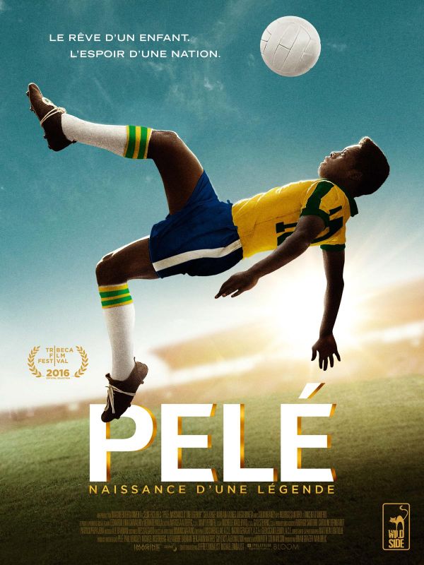 Affiche du film Pelé – naissance dune légende (2016) de Michael Zimbalist. Voir Pelé – naissance dune légende en streaming / torrent sur meilleurs-films.fr